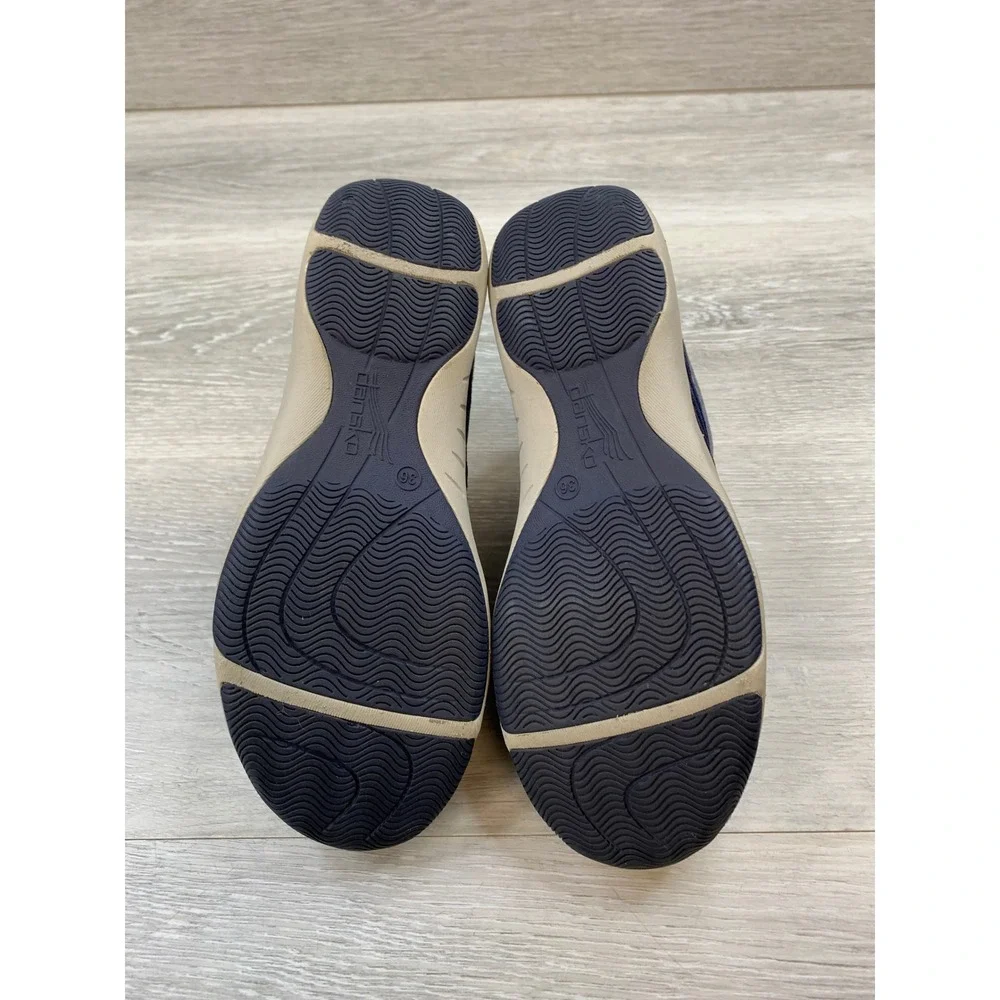 Dansko Women's Sneakers‎ Blue Suede Mesh 5.5 Walking Shoes